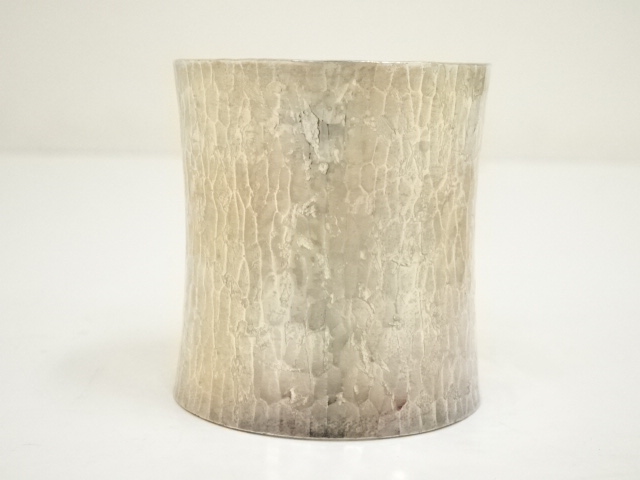 【茶道具】徳泉作　銀杏透蓋置　蓋置168 茶道具】徳泉作 銀杏透蓋置 蓋置168